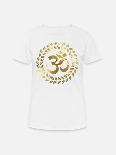 OM - Women's Breathable T-Shirt - white