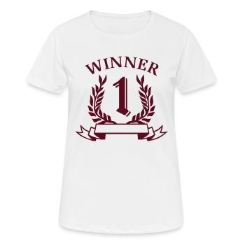 Winner - Women's Breathable T-Shirt - white - Front - AI Model Female 172 dark (172cm)