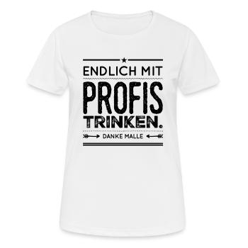 Enfin, les professionnels boivent la chemise Malle Mallorca - T-shirt respirant Femme - blanc - Devant - AI Model Female 172 dark (172cm)
