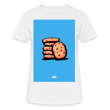 cookies - Women's Breathable T-Shirt - white - Front - AI Model Female 172 dark (172cm)
