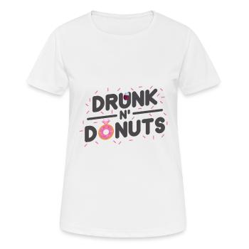 JGA - Bride - Bride - I Do - Bachelorette Party - Women's Breathable T-Shirt - white - Front - AI Model Female 172 dark (172cm)