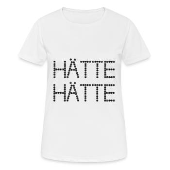 Avait la chaîne de vélo - T-shirt respirant Femme - blanc - Devant - AI Model Female 172 dark (172cm)