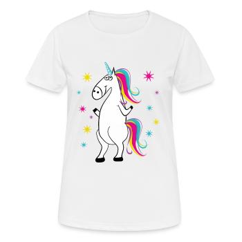 Licorne - Licorne - Licorne - T-shirt respirant Femme - blanc - Devant - AI Model Female 172 dark (172cm)