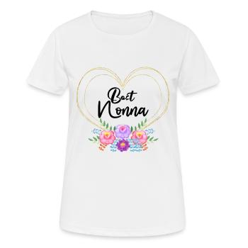 Meilleure Nonna Meilleure Grand-mère italienne Grand-mère suisse - T-shirt respirant Femme - blanc - Devant - AI Model Female 172 dark (172cm)