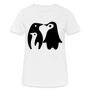 Pingouis - T-shirt respirant Femme - blanc - Devant - AI Model Female 172 dark (172cm)