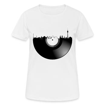 Berlin - T-shirt respirant Femme - blanc - Devant - AI Model Female 172 dark (172cm)
