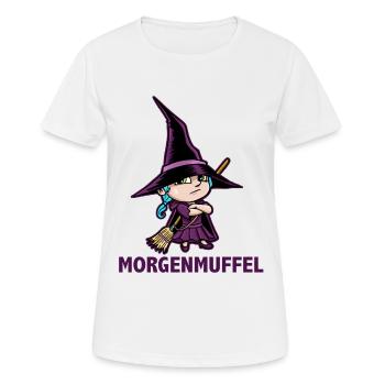 Morning Muffle - Witch Lucy - Women's Breathable T-Shirt - white - Front - AI Model Female 172 dark (172cm)