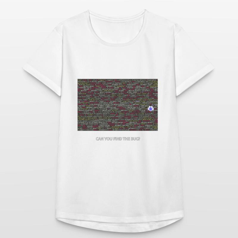 Programmeur, codeur, bugs, débogage T-shirt respirant Femme