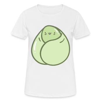 Sweet cuddly bean - Women's Breathable T-Shirt - white - Front - AI Model Female 172 dark (172cm)