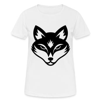Fuchs - Frauen T-Shirt atmungsaktiv - Weiß - Vorne - AI Model Female 172 dark (172cm)