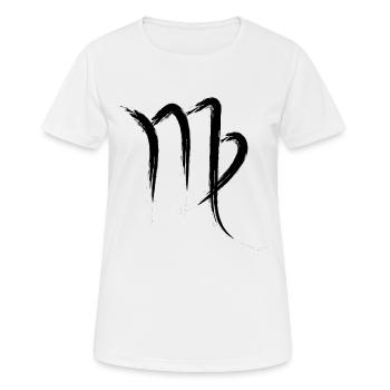 Vierge - T-shirt respirant Femme - blanc - Devant - AI Model Female 172 dark (172cm)