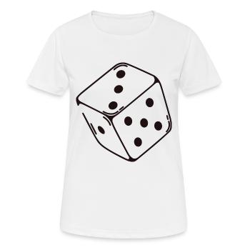 Lucky dice - Women's Breathable T-Shirt - white - Front - AI Model Female 172 dark (172cm)