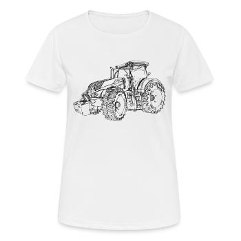 Tractor Tractor Trecker tracteur tractor - Women's Breathable T-Shirt - white - Front - AI Model Female 172 dark (172cm)