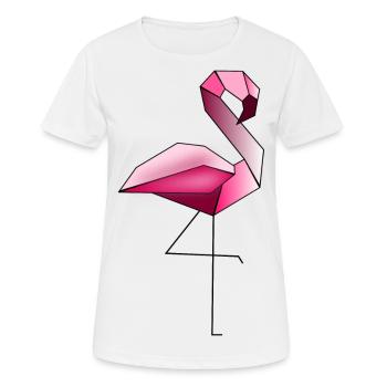flamant - T-shirt respirant Femme - blanc - Devant - AI Model Female 172 dark (172cm)