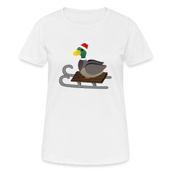 Duck - Women's Breathable T-Shirt - white - Front - AI Model Female 172 dark (172cm)