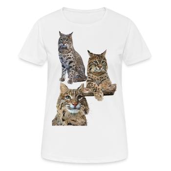 Lynx - Women's Breathable T-Shirt - white - Front - AI Model Female 172 dark (172cm)