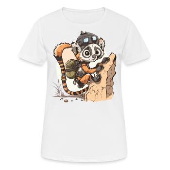 Ascension des lémuriens - T-shirt respirant Femme - blanc - Devant - AI Model Female 172 dark (172cm)