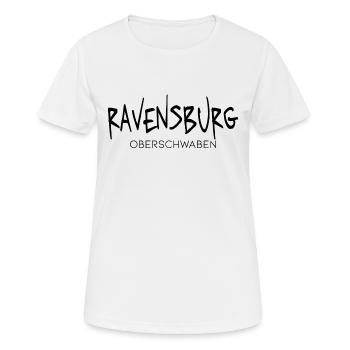 Ravensburg Oberschwaben Heimatstadt Geschenkidee - Frauen T-Shirt atmungsaktiv - Weiß - Vorne - AI Model Female 172 dark (172cm)