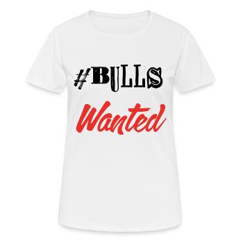 Bulls wanted - Women's Breathable T-Shirt - white - Front - AI Model Female 172 dark (172cm)