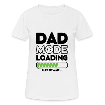 Vatertag - Loading Soon Dad - Frauen T-Shirt atmungsaktiv - Weiß - Vorne - AI Model Female 172 dark (172cm)
