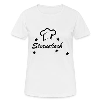 star chef - Women's Breathable T-Shirt - white - Front - AI Model Female 172 dark (172cm)