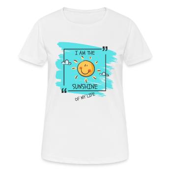 I am the Sunshine of my life - Women's Breathable T-Shirt - white - Front - AI Model Female 172 dark (172cm)