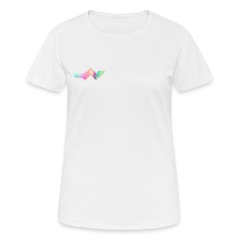 Tangram Wurm Neon Edition No. 1 - Frauen T-Shirt atmungsaktiv - Weiß - Vorne - AI Model Female 172 dark (172cm)