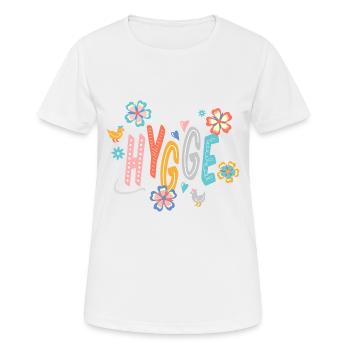Hygge - T-shirt respirant Femme - blanc - Devant - AI Model Female 172 dark (172cm)