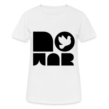 Chemise sans guerre - T-shirt respirant Femme - blanc - Devant - AI Model Female 172 dark (172cm)
