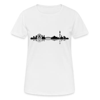 Skyline - Sydney - Frauen T-Shirt atmungsaktiv - Weiß - Vorne - AI Model Female 172 dark (172cm)