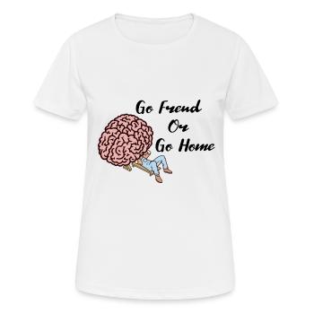 Psychiatre Psychologie Thérapie Sigmund Freud - T-shirt respirant Femme - blanc - Devant - AI Model Female 172 dark (172cm)