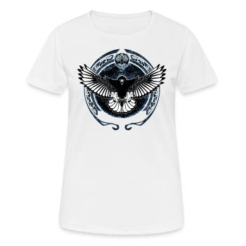 Celtic falcon - Women's Breathable T-Shirt - white - Front - AI Model Female 172 dark (172cm)