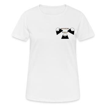 ONIGIRI BESATZUNG - Frauen T-Shirt atmungsaktiv - Weiß - Vorne - AI Model Female 172 dark (172cm)