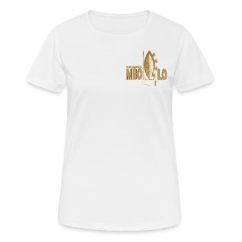 EKANG MBOLO GOLD - Women's Breathable T-Shirt - white - Front - AI Model Female 172 dark (172cm)