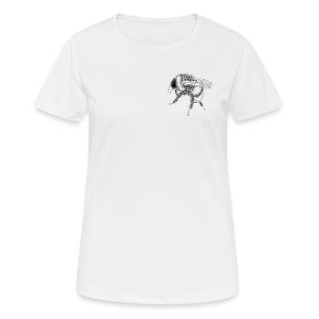 bumblebee - Women's Breathable T-Shirt - white - Front - AI Model Female 172 dark (172cm)