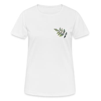 Der gefrorene Ast - Frauen T-Shirt atmungsaktiv - Weiß - Vorne - AI Model Female 172 dark (172cm)