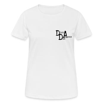This is the pineapple - Women's Breathable T-Shirt - white - Front - AI Model Female 172 dark (172cm)