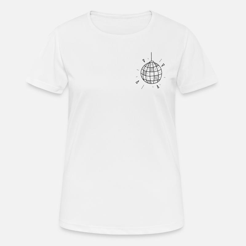 Dancer Dancer Disco Ball Gift Idea - Women's Breathable T-Shirt - white