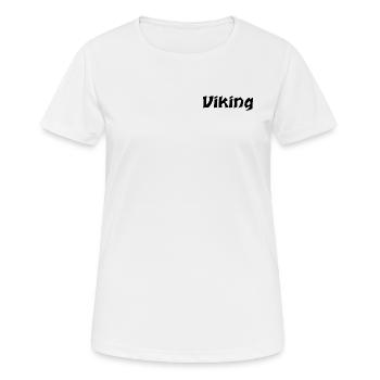 Wikinger - Frauen T-Shirt atmungsaktiv - Weiß - Vorne - AI Model Female 172 dark (172cm)