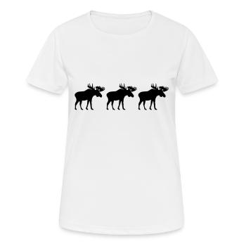 Élan - T-shirt respirant Femme - blanc - Devant - AI Model Female 172 dark (172cm)