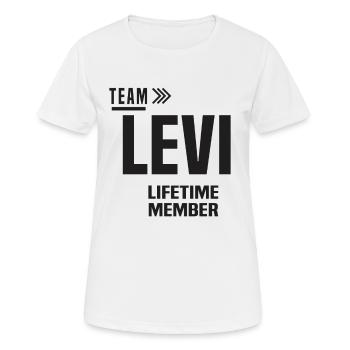 Lévi - T-shirt respirant Femme - blanc - Devant - AI Model Female 172 dark (172cm)