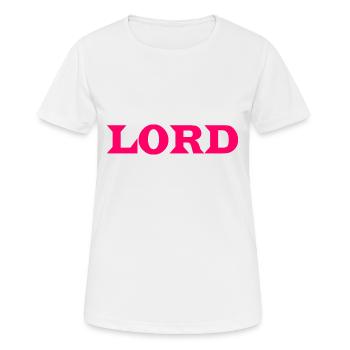 Lord motif to personalize - Women's Breathable T-Shirt - white - Front - AI Model Female 172 dark (172cm)
