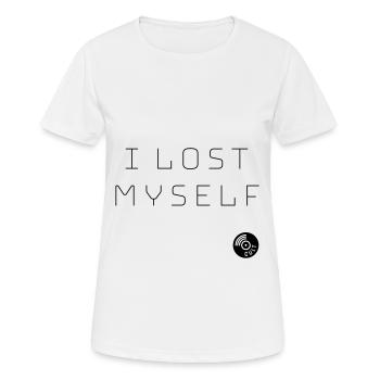 I Lost myself - Radiohead - Karma Police - Frauen T-Shirt atmungsaktiv - Weiß - Vorne - AI Model Female 172 dark (172cm)