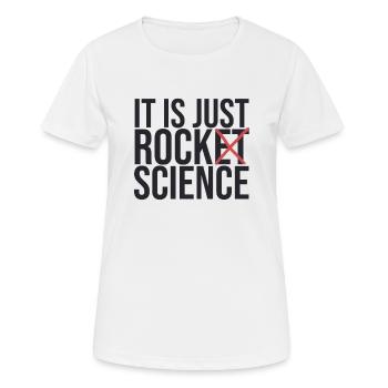 "Geology Rock Science | Geology" - Women's Breathable T-Shirt - white - Front - AI Model Female 172 dark (172cm)