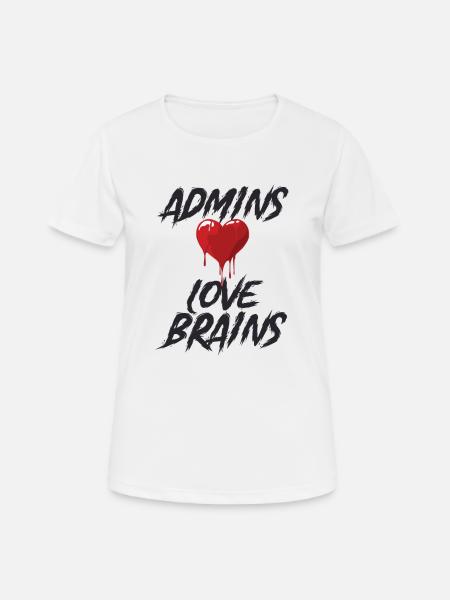 "Admin Halloween | Admin" - Frauen T-Shirt atmungsaktiv - Weiß