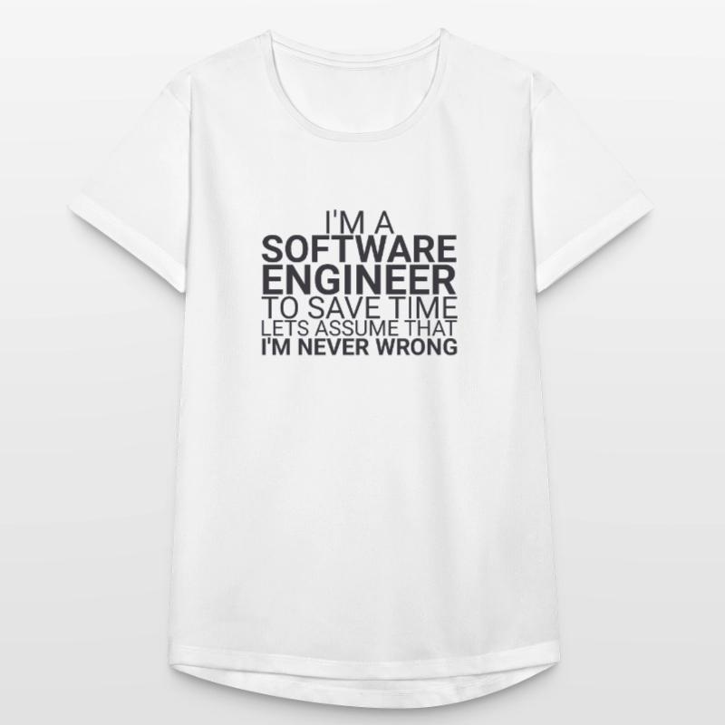 "Software Engineer Time | Programming" Frauen T-Shirt atmungsaktiv
