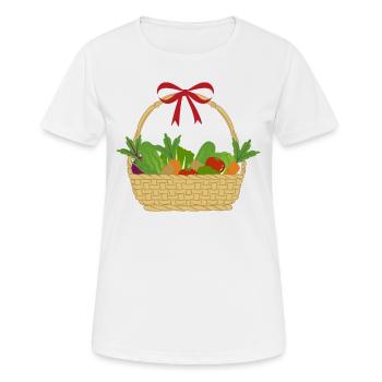 Légumes - T-shirt respirant Femme - blanc - Devant - AI Model Female 172 dark (172cm)