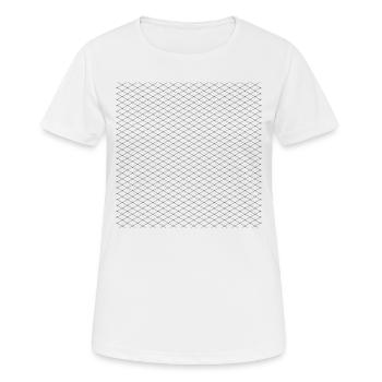 Croix Motif Croix - T-shirt respirant Femme - blanc - Devant - AI Model Female 172 dark (172cm)