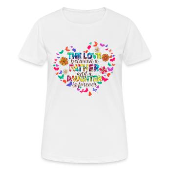 father and daughter / father / daughter / gift - Women's Breathable T-Shirt - white - Front - AI Model Female 172 dark (172cm)
