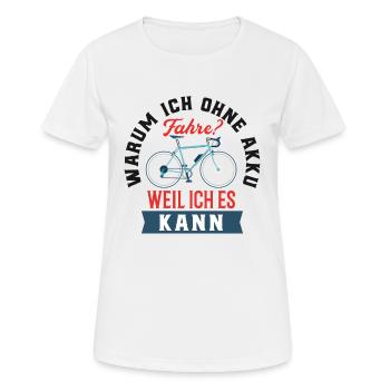 Cycle - Women's Breathable T-Shirt - white - Front - AI Model Female 172 dark (172cm)